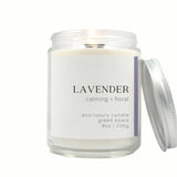 Lavender Coconut Wax Candle