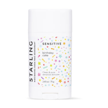 Birthday Cake Sensitive | Deodorant For Teens | Baking Soda Free