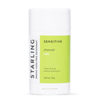 charcoal sensitive | aluminum free deodorant | no baking soda